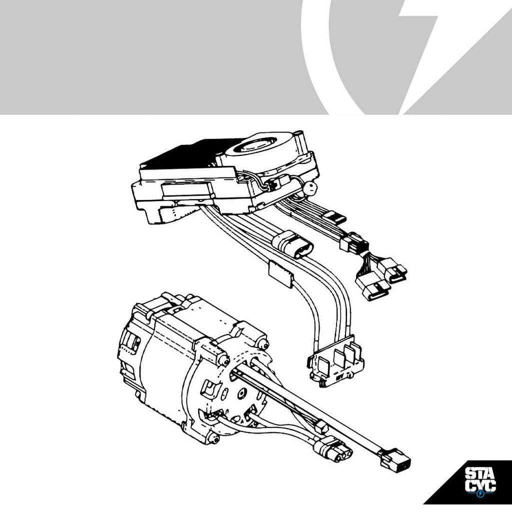 REPLACEMENT ESC AND MOTOR COMBO - 20EDRIVE, 36V